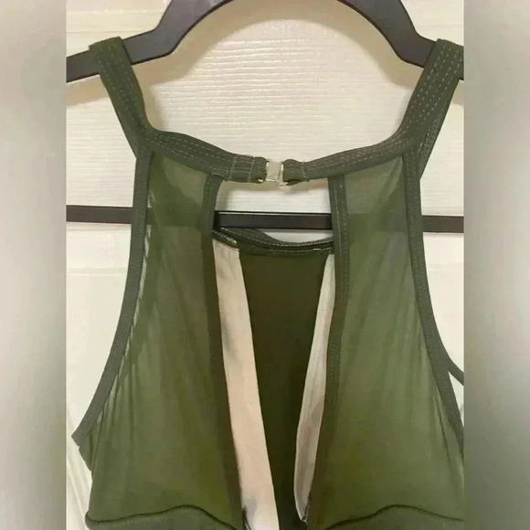 💚Womens one piece sexy green swimsuit size Large💚 - Picture 11 of 12